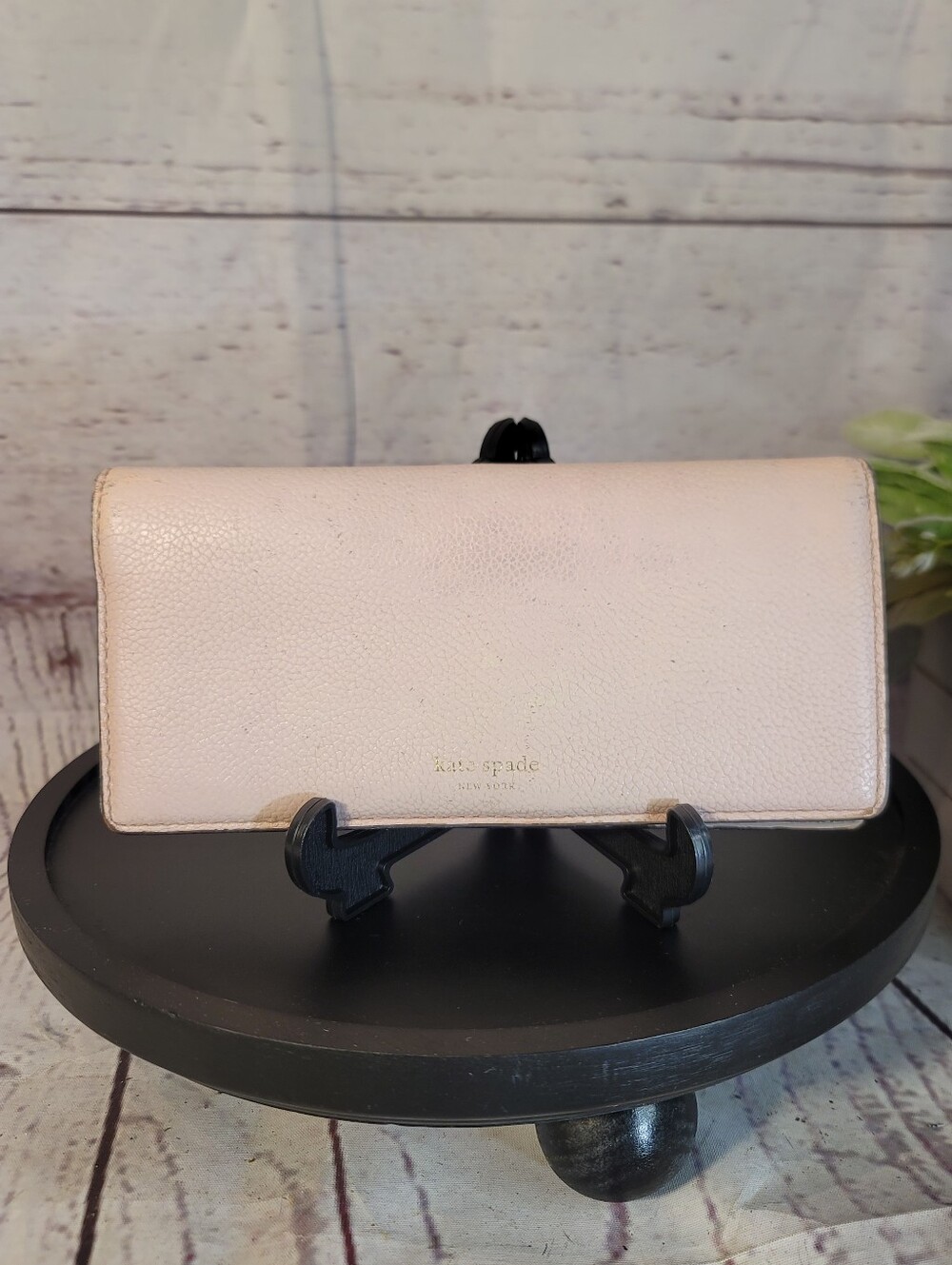 Kate Spade Pebbled Leather Continental Wallet (Bifold style)